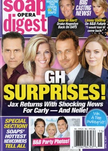 Soap Opera Digest Magazine April 10 2017 General Hospital Courtney Hope - Foto 1 di 3