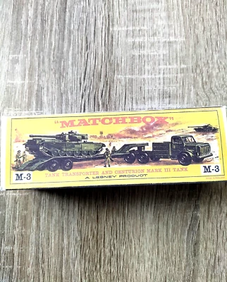 Matchbox - Transportador de tanque M3 - Réplica / Caja de copia solamente Foto 1 de 3
