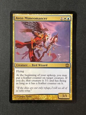 MTG Alara Reborn #2 Aven Mimeomancer LP Rare - Image 1 of 2