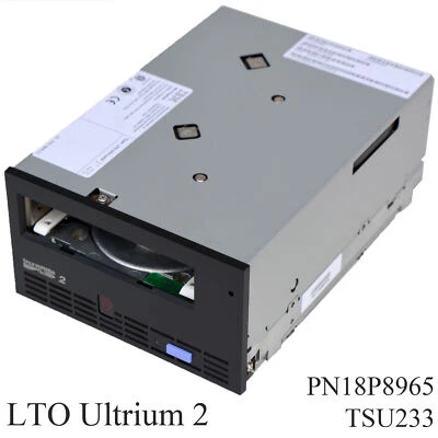 IBM LTO ULTRIUM 2 PN18P8965 TSU233 WORM 200/400GB 40/80MB/s MOLEX TAPEDRIVE M935 - Bild 1 von 4