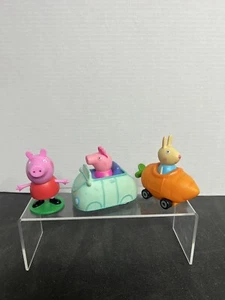 Lot Of Peppa Pig Free-Wheelin Friends Race Cars Vehicles Jazwares - Picture 1 of 9