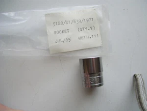 NOS Snap On F191 19/32" SAE Flank Drive Socket 3/8" Drive 12 Point USA #11 - Picture 1 of 6
