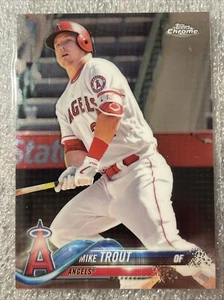 2018 Topps Chrome Mike Trout Los Angeles Angels #100 - Bild 1 von 2