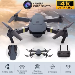 3 Batterie Drone X Pro 4K HD Selfie Camera WIFI FPV GPS RC Quadricottero Pieghevole - Foto 1 di 15