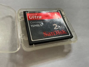 1pc 2GB SanDisk Ultra CF I compactflash memory card *for Nikon Canon - Picture 1 of 4