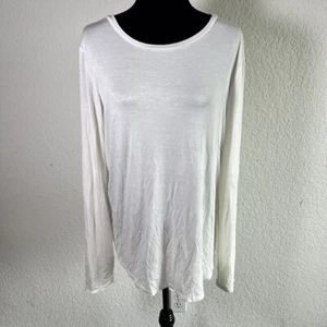 Camiseta blanca manga larga H by Bordeaux para mujer talla XL - Imagen 1 de 7
