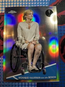 2021 Topps Chrome Tennis Base Refractor #33 Monique Kalkman-Van den Bosch