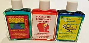 3P-Spirituelles Öl & Parfüm. 1-Abre Camino, 1-Balsamo Tranquilo & 1-Vencedor 1 Oz. - Bild 1 von 2