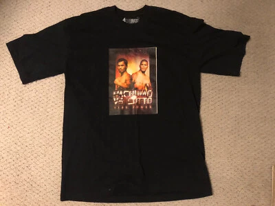 2009 Vintage Boxing T Shirt Manny Pacquiao Cotto Fire Power Size 2XL - Image 1 of 4