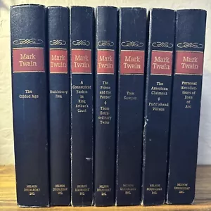 THE COMPLETE NOVELS OF MARK TWAIN 7-Vol Set Nelson Doubleday - S Clemens-HC GC - Picture 1 of 7