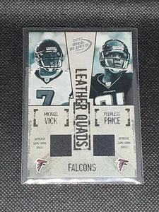 2004 Playoff Hogg Heaven VICK PRICE Jersey Patch /DUCKET/DUNN LEATHER QUADS /100 - Picture 1 of 2