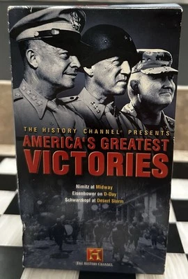 History Channel Americas Greatest Victories VHS 3 Tape Box Set - Image 1 of 4