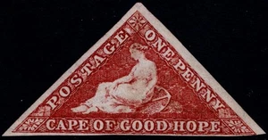 1863 Cape of Good Hope SG 18c 1d Brownish Red 3m Very Fine Mint Cat. £700.00 - Picture 1 of 1