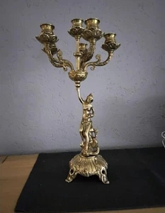 Kerzenständer Massiv Messing - Bild 1 von 4