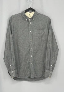 Camisa rag & bone para hombre gris medio edición estándar bolsillo manga larga con botones - Imagen 1 de 10