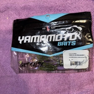 Yamamoto 4" D/T H-Grub lavanda y sandía y Alpha FLK - Imagen 1 de 2