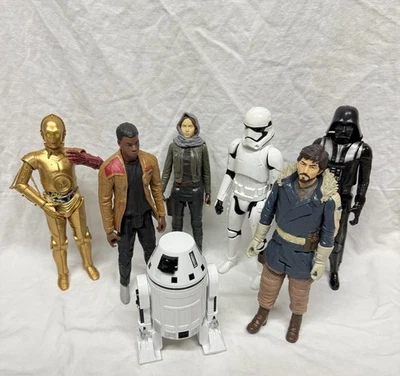 "Lote de 6 figuras Hasbro Star Wars Darht Vender Capitan Rogue Hasbro 2015/11""" Foto 1 de 4