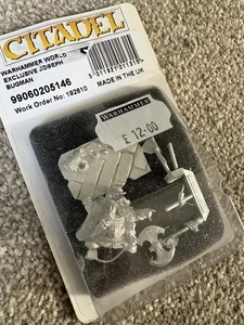 Metal Dwarf Hero Joseph Bugman Warhammer World Exclusive - new in blister - Picture 1 of 3