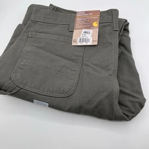 Nuevo con etiquetas Pelele Carhartt B11 Franela Forrado Pato Lavado Trabajo 38 X 30 Ajuste Suelto - Imagen 1 de 7