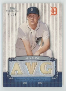 Al Kaline 2009 Topps Sterling Career Chronicles /25 Bat Jersey #3CCR-53 Detroit - Picture 1 of 2
