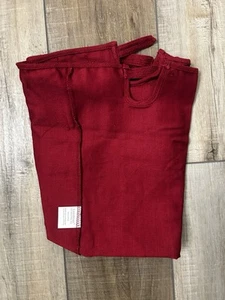 Longaberger Magazine Basket Liner Paprika Red Fabric NEW 2 Handle - Picture 1 of 2