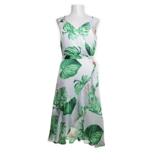 Whbm, Wickelkleid, Größe: 36, Weiß/Grün/Mehrfarbig, Polyester, Blumen #cOj - Bild 1 von 5