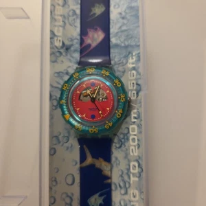 Vintage Swatch Uhr Happy Fish SDN101 1991 Scuba Neu mit Box und Papieren - Bild 1 von 20