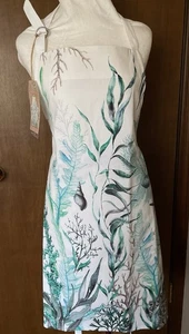 Michel Design Works Kochschürze "Ocean Tides" Taschen verstellbarer Hals Sea Life - Bild 1 von 4