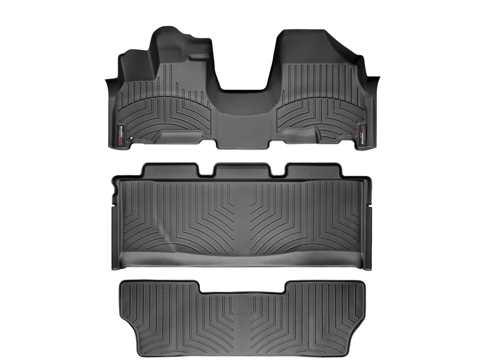 WeatherTech FloorLiner para Honda Odyssey 2005-2010 - Juego completo, negro Foto 1 de 4