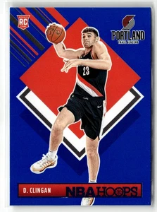 2024-25 Hoops #293 Donovan Clingan Base Hoops Tribute Blue - Picture 1 of 2