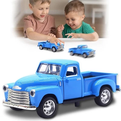 AGSIXZLAN Little Blue Truck Toy 1:32 Scale Alloy Toddler Boys Girls 2-8 Yrs - Image 1 of 4