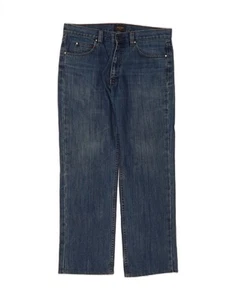 Pantalones de mezclilla rectos para hombre JOOP W36 L30 azul algodón BR05 - Imagen 1 de 5