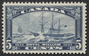 Canada #204 5c Royal William VF Mint OG NH - Bild 1 von 3