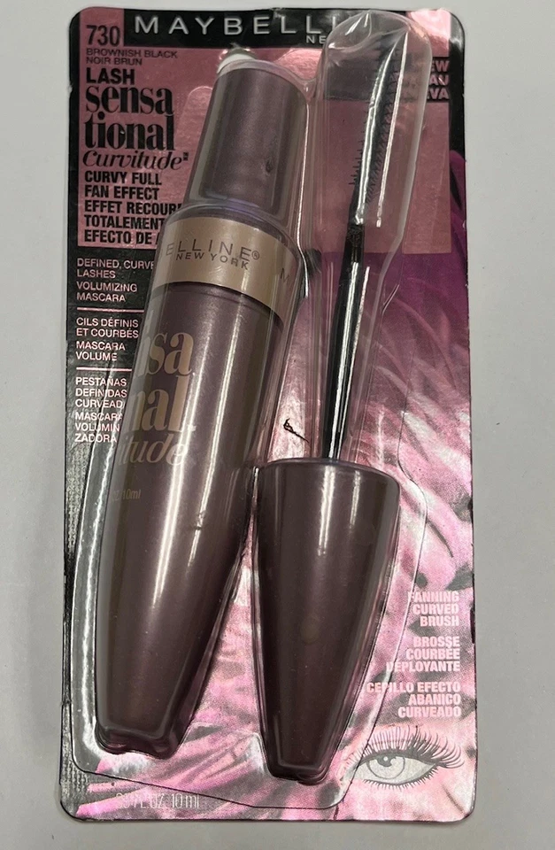 Maybelline Lash Sensational Curvitude mascara lavabile 730 nero brunastro - Immagine 1 di 1