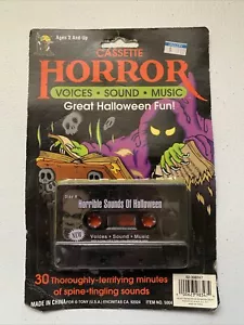 HALLOWEEN Kassette Tape Horror Stimme Musik erschreckende Klänge gruselig Schreck NEU - Bild 1 von 6