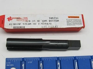 BRUBAKER 3/4"-16 4 FLAUTA GH5 GRIFO INFERIOR NITRURO VAPOR BUEY RECUBIERTO - Imagen 1 de 2