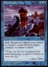 1x NM-Mint, English Regular Flooded Shoreline Visions