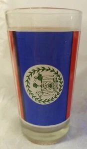 Coca-Cola Coke Länderflagge Belize Belmopan Trinkglas Longdrink sehr guter Zustand - Bild 1 von 7