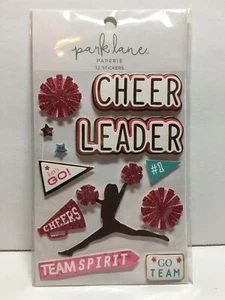 Park Lane Paperie 12 Stickers - Cheer Leader - Picture 1 of 2