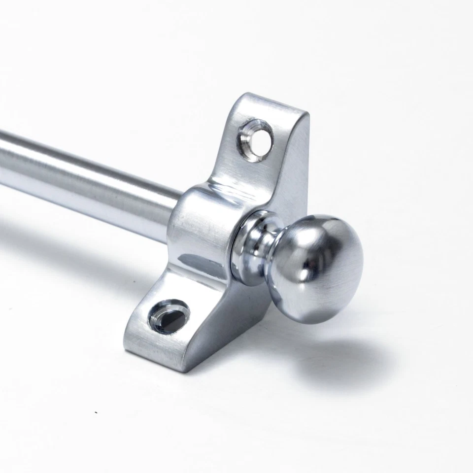 13 varillas de escalera de cromo satinado - 3/8"" x 28,5"" - simplicidad - acabado redondo Foto 1 de 1