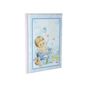 Baby Einsteckalbum Junge für 36 Fotos 10x15 Taschenalbum fester Einband blau - Bild 1 von 3