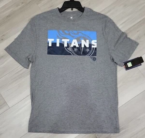 Tennessee Titans T-Shirt Men's Large Heather Charcoal Victory Arch Fanatics New - Picture 1 of 6