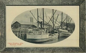 CLERIN HAMILTON MILLS, RAYMOND, WASHINGTON, VINTAGE POSTKARTE (R501) - Bild 1 von 2