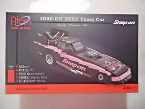 Snap On Tools NHRA Pink Funny Car BCA Atom Brick Building Set SSX24P139 Sealed - Picture 1 of 14