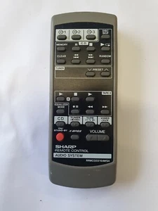 GENUINE SHARP RRMCG0219AWSA AUDIO REMOTE FOR CD-BA150 CD-BA200 CD-BA1600 - Picture 1 of 4