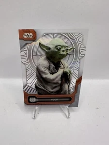 Star Wars High Tek 2024 Topps Throne Room Pattern Base Card #99 Yoda - Picture 1 of 2