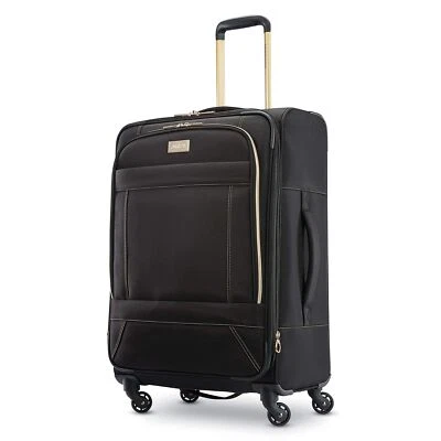 American Tourister Belle Voyage Softside Luggage with Spinner Wheels, Black, ... - Image 1 of 4