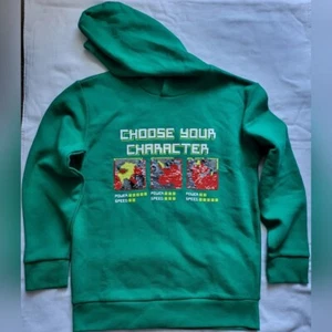 Members Mark Boys Green Dino Flip Sequin Long Sleeve Hooded Sweatshirt 14/16 New - Picture 1 of 6