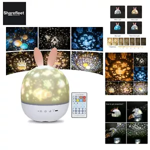 URAQT Sternenhimmel Projektor, 360° Drehbar Starry Projector Light, LED Nacht... - Bild 1 von 8