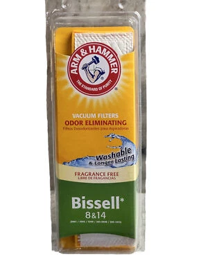 Arm & Hammer Bissell 8 & 14 Vacuum Cleaner Pleated Washable Filter 62648F - Image 1 of 4